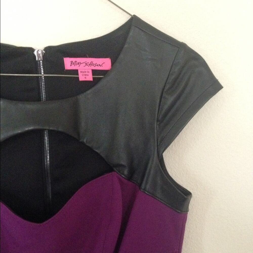 Y2K Betsey Johnson cutout Dress purple